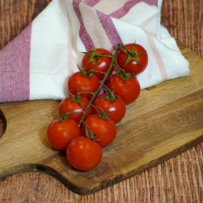 Tomates cerises rouge grappe Espagne